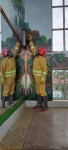 Trang bị kỹ năng, kiến thức phòng cháy, chữa cháy cho học sinh Trường tiểu học xã Pom Lót.